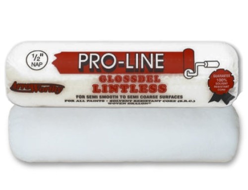 9in Glossdel Lintless 3/8 Nap Roller Cover