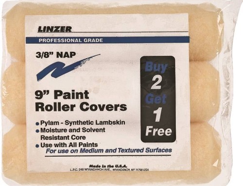 9in Tradesman 3/8 Nap Roller Cover